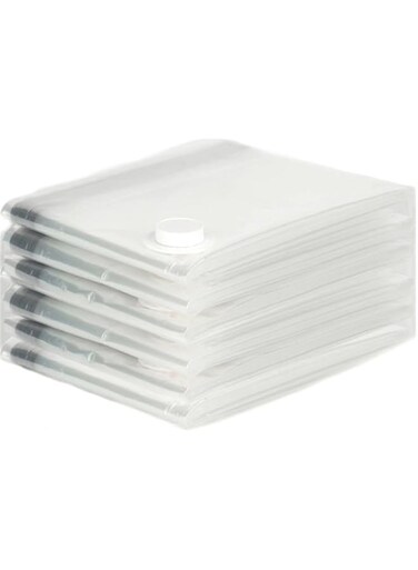 Arabest Vacuum Storage Bags, Small Space Saver Bags, Compression Airtight Zipper Bags, Reusable Space Saver Bags for Comforters, Clothes, Pillow, Travel, Home (6, 40 * 60cm)