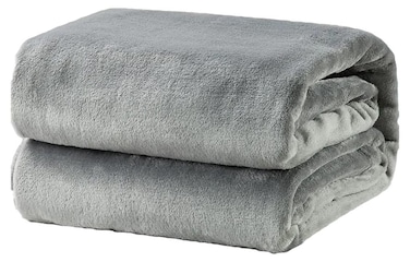 G H Flannel Fleece Double Size 220x240cm for All Season Fluffy Blanket Warm Bed Blanket Throw for Sofa &amp; Bed Comfortable and Soft Blanket