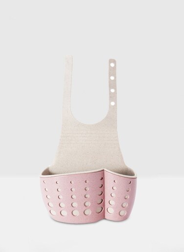 Kitchen Sink Drain Basket And Holder Pink