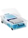 Strata, Made In UK, Plastic Underbed Storage Box With Wheels, Storage Box With Lid And Handle, 35 Liters- 69.5 L X 45.5 W X 18 H Cm, XW696