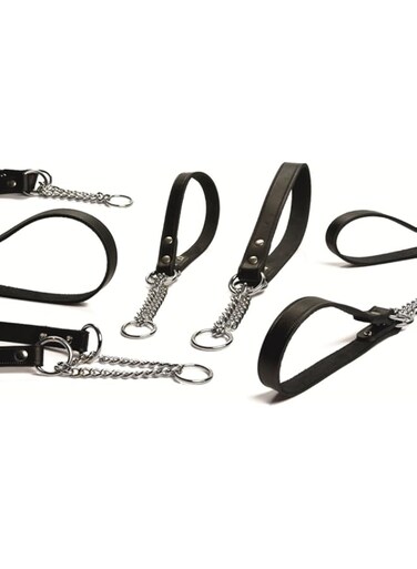 Beeztees CHOKER+CHAIN BLACK 45X18