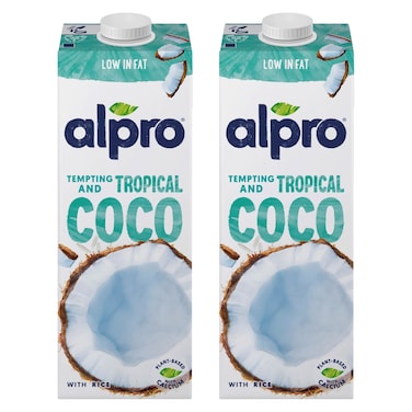 Alpro Original Coconut Drink, 1L Pack of 2