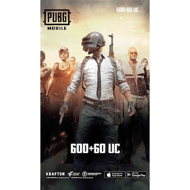 PUBG Mobile UC 600+60, 10 USD, Digital Code