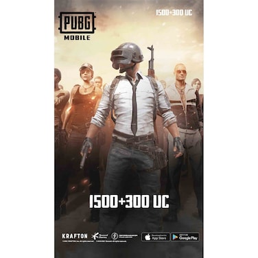 PUBG Mobile UC 1500+300, 25 USD, Digital Code