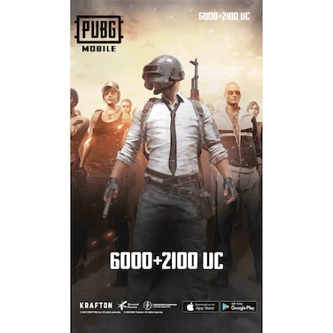 PUBG Mobile UC 6000+2100, 100 USD, Digital Code