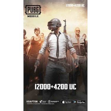 PUBG Mobile UC 12000+4200, 200 USD, Digital Code
