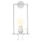 E27 LED Personality Creative Retro Wrought Iron Villain Wall Lamp without Bulb - White