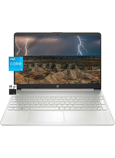 HP Newest Laptop With 15.6-Inch Display, Core i3-1115G4Processor/16GB RAM/256GBIntel Iris XE Graphics/Windows 11 English Natural Silver International Version (Upgraded)