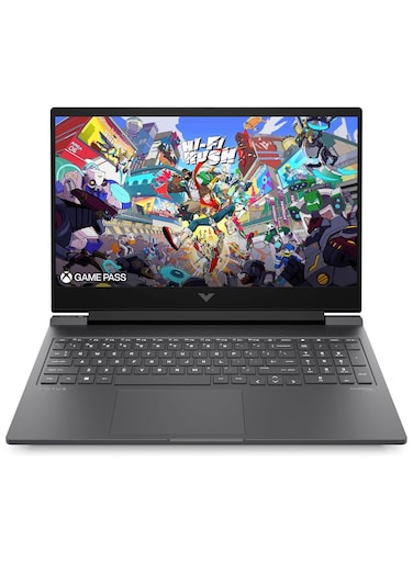 Hp Victus 15 Elite Laptop With 15.6-Inch FHD+ Display, AMD Ryzen 5 7535HS Processor/16GB RAM/512GB SSD/8AMD Radeon RX 6550M Graphics/Windows 11 English/Arabic grey  (Upgraded) International Version