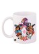 Overwatch Printed Coffee Mug White/Brown/Purple 12ounce