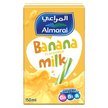 Almarai Nijoom Banana Flavoured Milk, 150ml