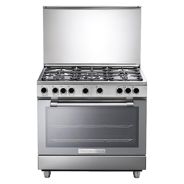 Tecnogas Superiore - Gas Cooker 90/60cm, 133L Oven, N3X96G5VC, 1 Year Warranty, Made In Italy