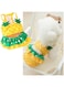 Funny Dog Swimwear Bikini Summer Dog Clothes Beach Swimsuit Puppy Bathing Suit Puppy Vest Cooling Dog Shirts Pet Shirt for Small Dog, Cat Apparel (Yellow Pineapple, S)