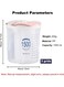 1.5 L Airtight Storage Container 3 Grid Cereal Dispenser Cereal Containers Food Storage Box Rice Dispenser Kitchen Storage Organizer Bpa-Free Sealed Storage Jars For Food Coffee Tea Sugar