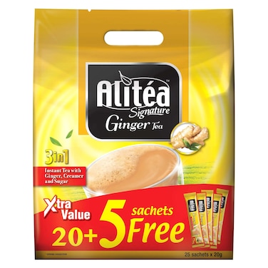 Alitea Ginger Tea Sachet 25 Sachets, 20g