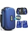 Gosemai 24h Insulin Cooler Travel Case TSA Approved Medication Diabetic Cooler For Travel With Thermometer Temperature Display Refrigerated Medicine Organizer Bag With 2 Ice Pack