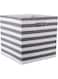 DII Polyester Cube Storage Collection Collapsible Hard Sided Bin, 13x13x13&quot;, Gray