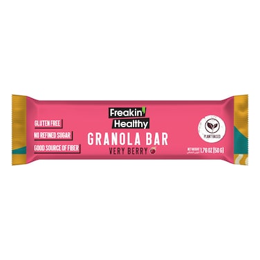 Freakin' Healthy Very Berry Flavoured Granola Bar, 50g
