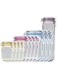 12-Pack Zipper Bag Food Storage Snack Sandwich Zipper Bag, Reusable Airtight Food Storage Bag, Leak-Proof Food Storage Bag 3 Styles Different Sizes