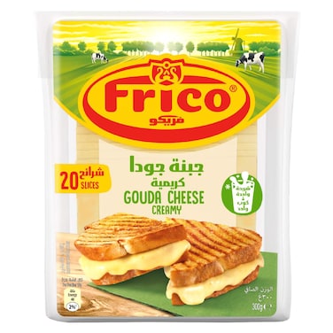 Frico Creamy Sliced Gouda Cheese, 300g