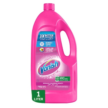 Vanish Liquid Fabric Stain Remover 1L -  Coloured &amp; White Clothes