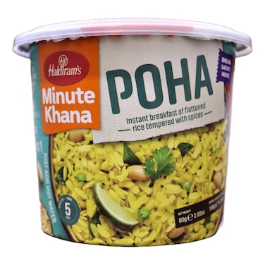 Haldiram's Minute Khana Poha Instant Meal, 80g