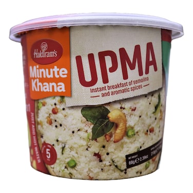 Haldiram&#39;s Minute Khana Vegetable Upma Instant Meal, 68g