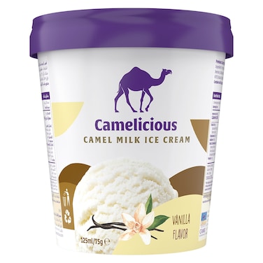 Camelicious Camel Milk Ice Cream Vanilla 125ml