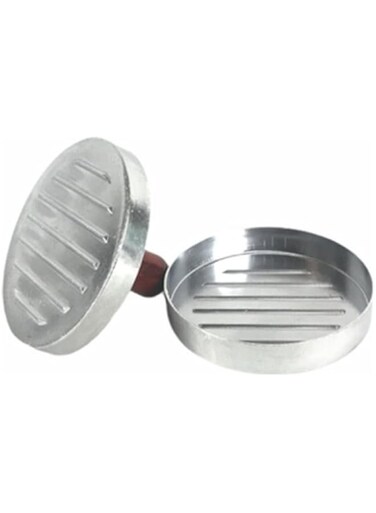 Dubai Gallery Burger Press Hamburger Patties Maker Silver 12Cm