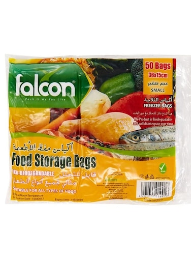 50-Piece Multi Purpose Storage And Freezer Bag Clear