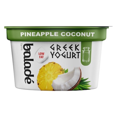 Balade Greek Style Pineapple and Coconut Yogurt, 180g