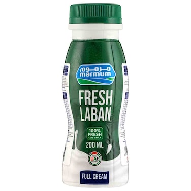 Marmum Fresh Full Cream Laban Traditional Probiotic Drink, 200ml