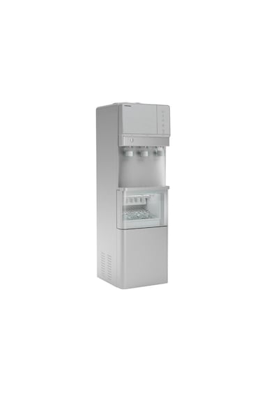Lifestyle Water Dispenser with Integrated Ice Maker Hot &amp; Cold Stainless Steel