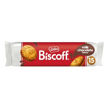 Lotus Biscoff Milk Chocolate Cream Flavour Sandwich Biscuits, 150g