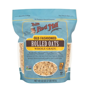 Bob's Red Mill Non-GMO Whole Grain Old Fashioned Rolled Oats, 907g