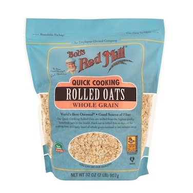 Bob's Red MillRolled Oats Quick Cooking Whole Grain Non-GMO 907g