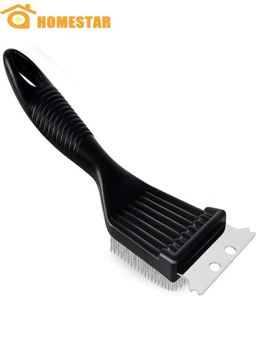 Grill Brush and Scraper, Barbecue Grill Cleaning Brush, Stainless Steel Wire Grill Brush, BBQ Cleaner Accessories for Outdoor Grill, Durable and Easy to Clean