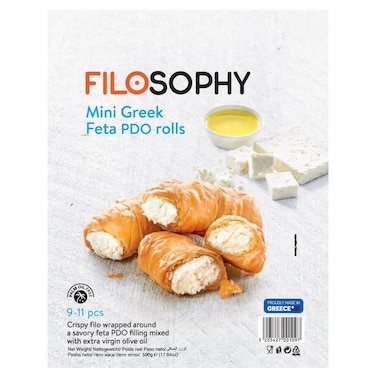 Filosophy Mini Greek Feta PDO Rolls, 500g