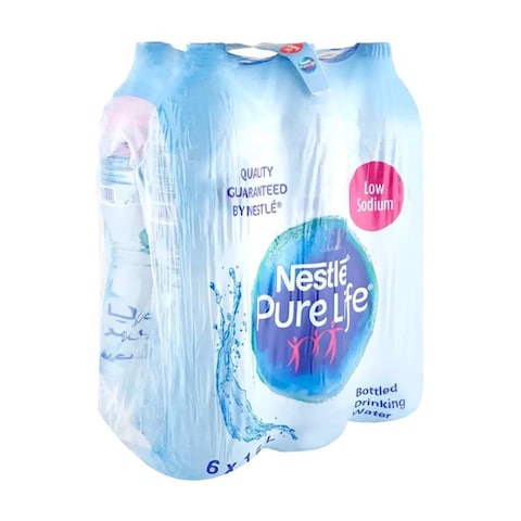 Nestl&eacute; Pure Life Bottled Drinking Water 1.5ml Pack of 6 Bottles
