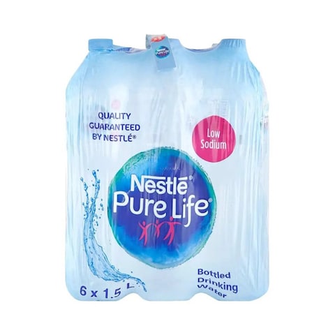Nestl&eacute; Pure Life Bottled Drinking Water 1.5ml Pack of 6 Bottles