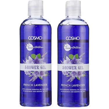 كوزمو تيمبتيشن جل إستحمام بالخزامى 480 ملل حزمة من  2