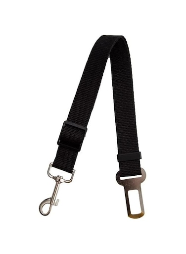 SOLDOUT Adjustable Leash Dog Car Nylon Seat Belt Safety Protector Outdoor Travel Pet Accessories Breakaway Solid Car Harness Pet Supplies (Black)