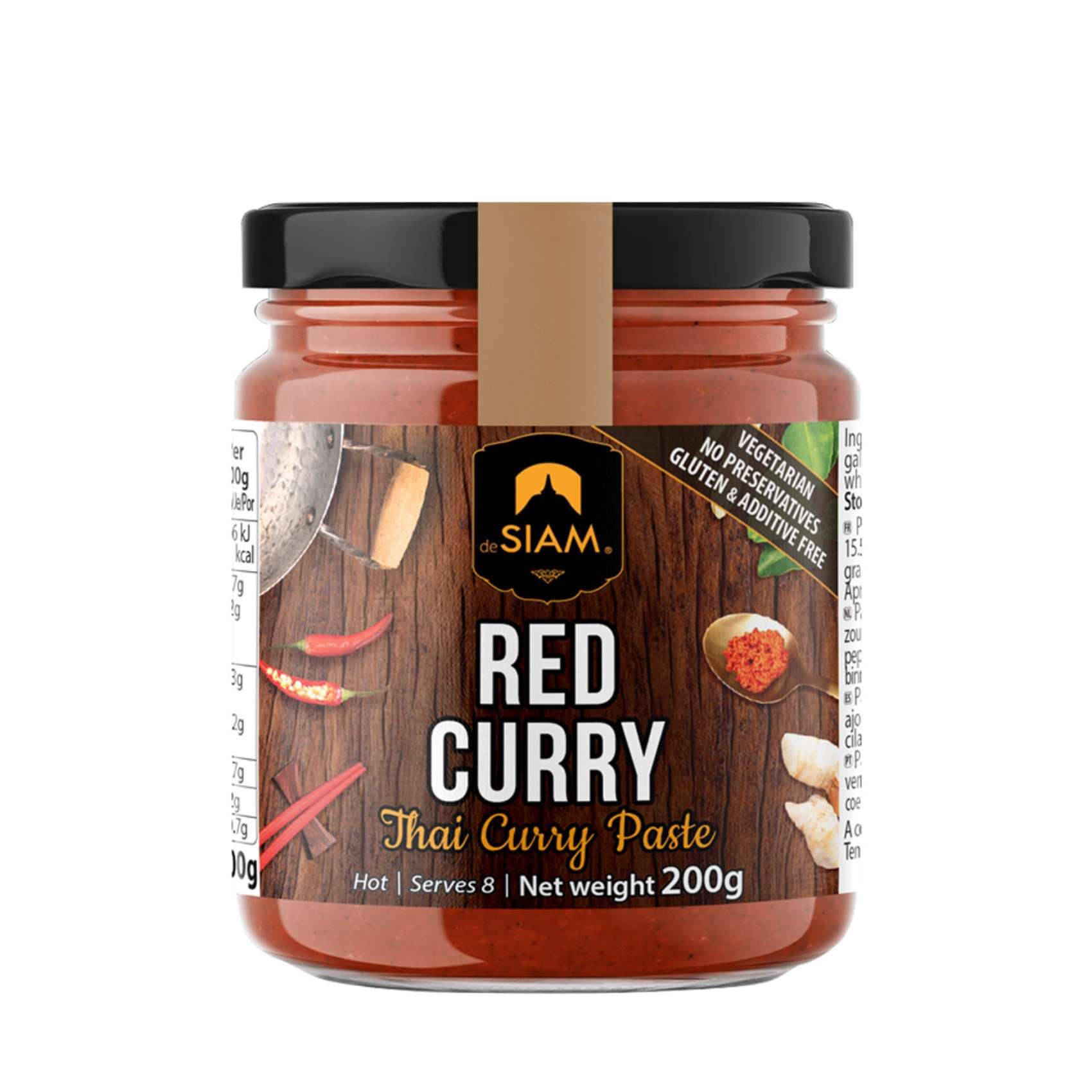 Buy De Siam Spicy Red Curry Paste 200g Online | Carrefour UAE