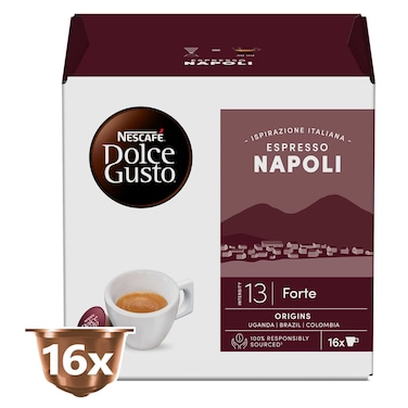 Nescafe Dolce Gusto Espresso Napoli Coffee Capsules, 128g