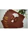 District Leather placemat and napkin leather ring holder- set of 6
