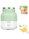 KASTWAVE Ostmars Blender Cup, Ostmars Juice Maker Rchargeable Portable Blender Cup with 10 Blades, 30 Second Fruit-Crushing Power, 27 Oz Drink Juicing Cup, 2 in 1 Household Juicer, Green 1pcs