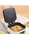 Electric Cooking Pot, 10 in 1 Multifunctional Cooker, Frying, Braising, Boiling, Barbecue, Grilling, Stewing, Baking, Roasting, Steaming, Poaching, 2.8 Liter Capacity,1800 W