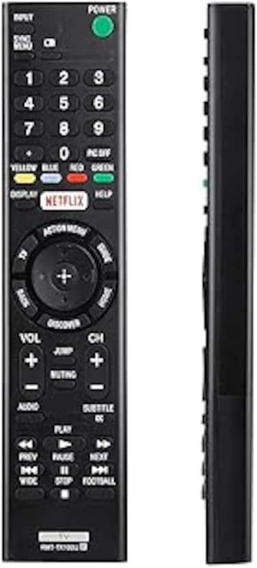 Dr.Sept RMT-TX100U Universal Remote Control for Sony TV Remote, Remote Replacement for All Sony bravia LCD LED HD Smart TV Remote (Pack of 1 for Sony bravia Smart TV)
