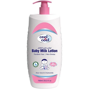 Cool &amp; Cool Baby Milk Lotion 750ml