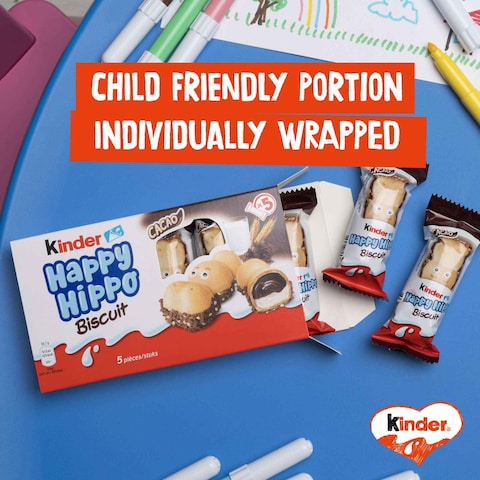 Kinder Happy Hippo Biscuits, 21g